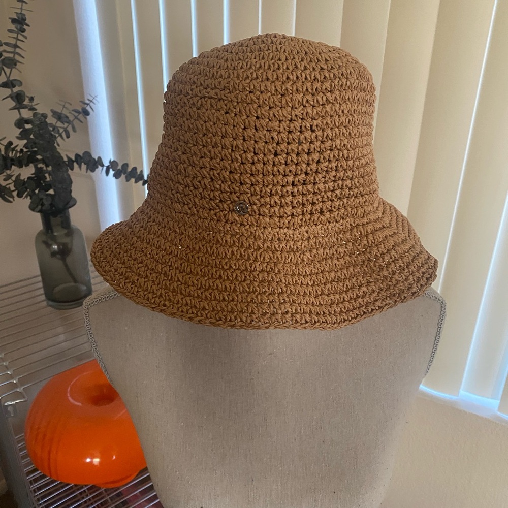 Lululemon Tan Crochet Hat